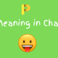 Meaning of P in Chat