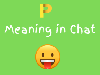 Meaning of P in Chat