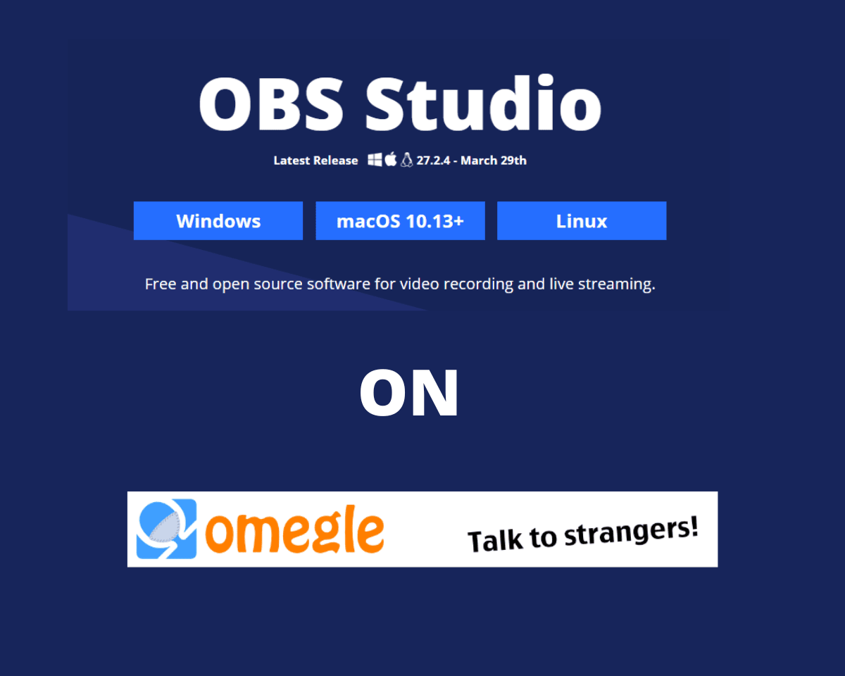 How to Use OBS Virtual Camera on Omegle